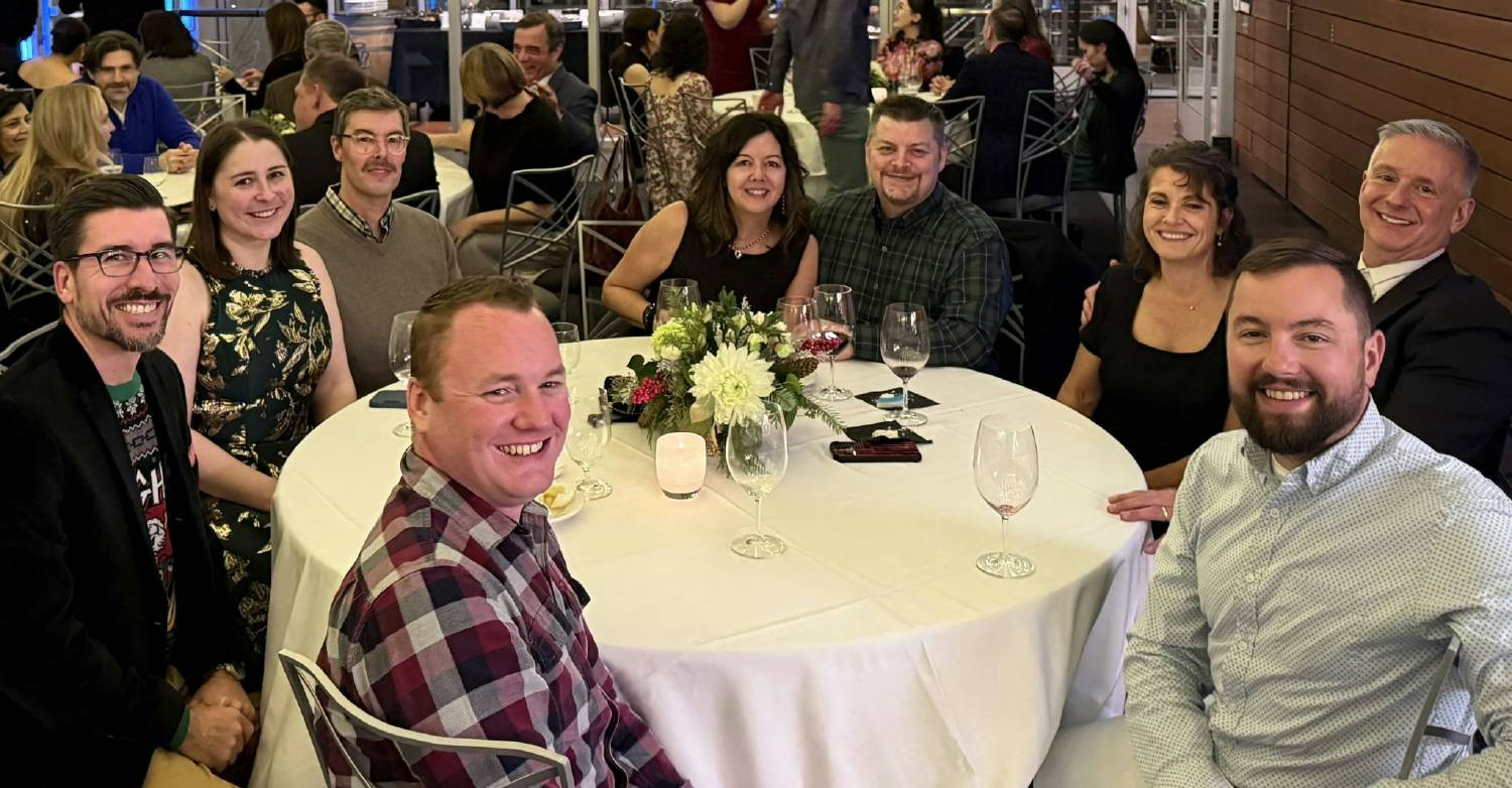 Our Washington team celebrated together in style at the beautiful Novelty Hill Winery. 
